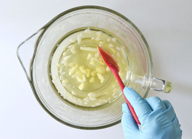 Balsam & Citrus Cold Process Soap Recipe Step 3a