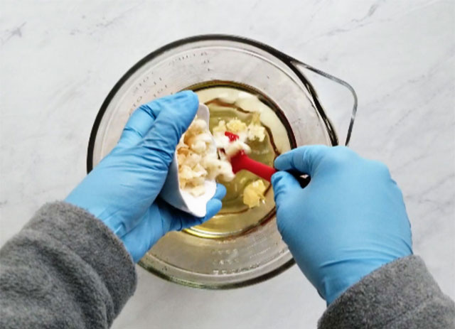 Basic Cold Process Soap Recipe Step 3