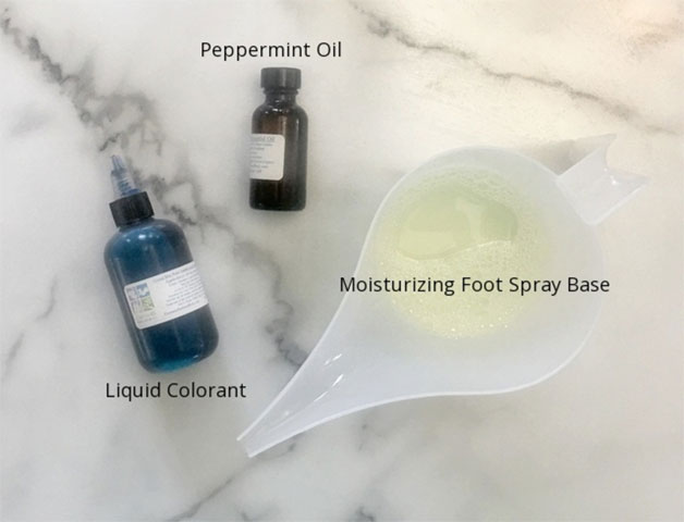 Cooling Foot Spray Ingredients