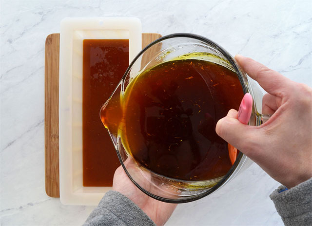 Honey and Aloe Melt & Pour Soap Recipe Step 6