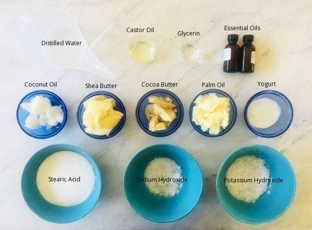 Hot Process Shaving Soap Recipe Ingredients