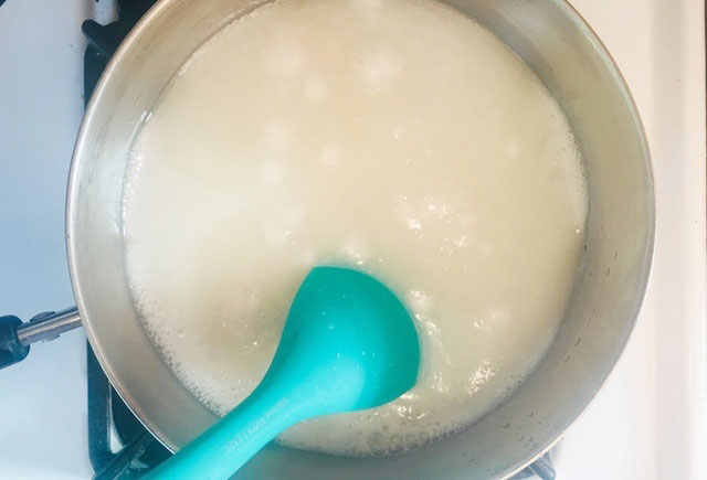 Hot Process Glycerin Liquid Soap Recipe Step 1c