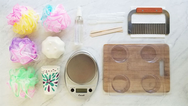 Projects For Kids: Shower Pouf Recipe Supplies