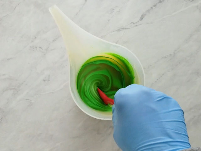 Lemon Drop Swirl Cold Process Soap Recipe Step 6a