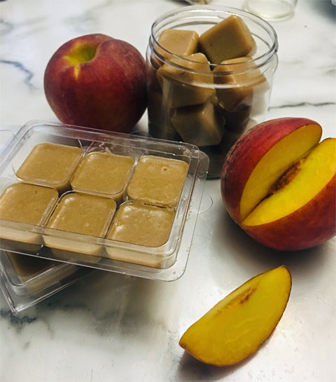 Peach Cobbler Sugar Scrub Cubes Recipe