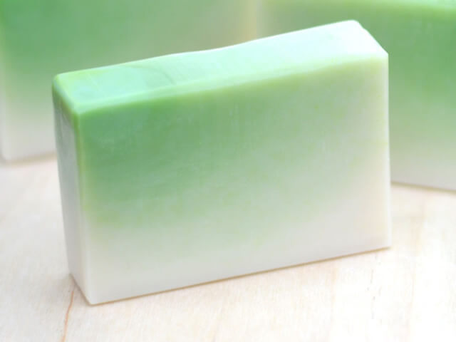 Rosemary & Mint Ombré Cold Process Soap Recipe