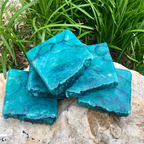 Turquoise Hot Process Soap Recipe