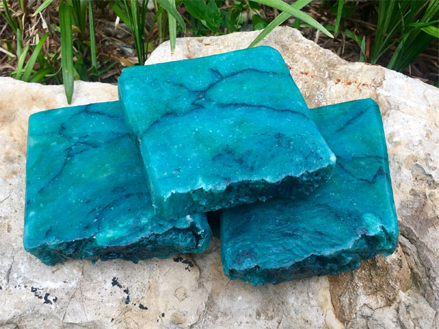 Turquoise Hot Process Soap Recipe